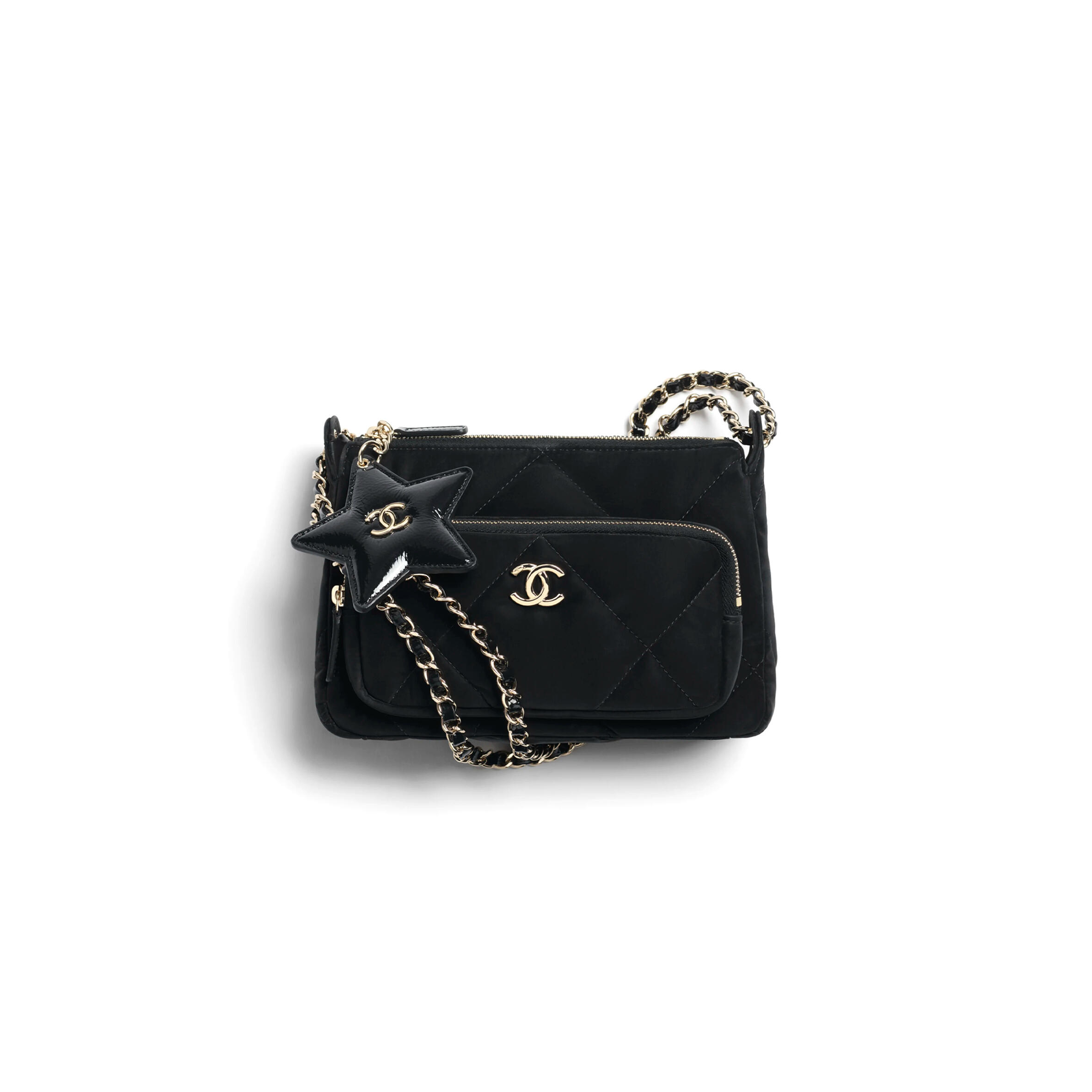Ch**el clutch with chain ap4771 (21*15*7.5cm)
